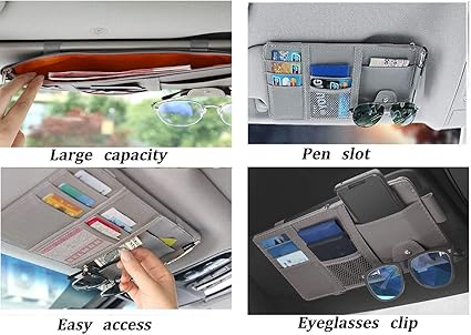 Car Sun Visor Organizer – Keep Essentials Within Reach