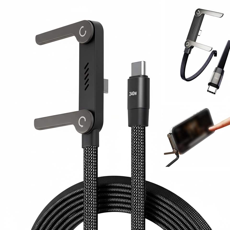 240W 2-in-1 C to C Charging Cable