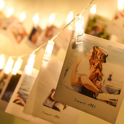 Photo Clip String Lights