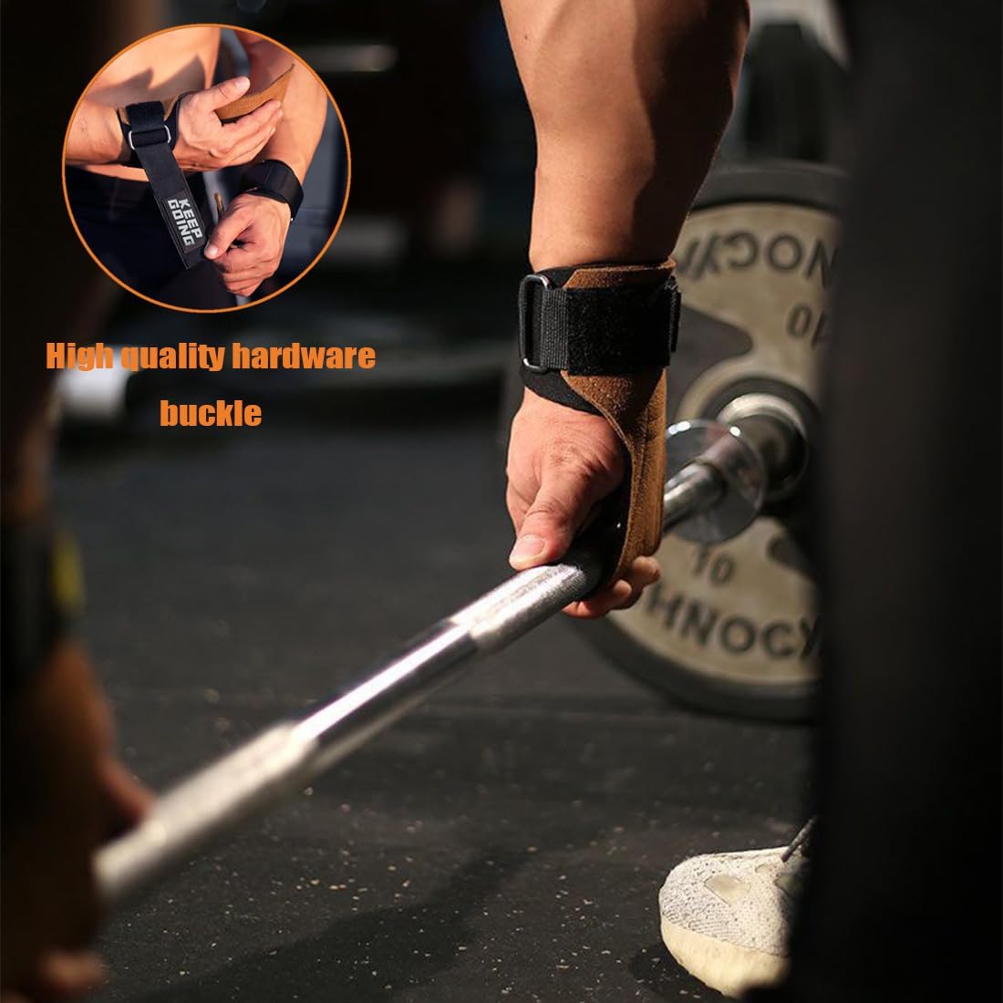 Premium Anti-Skid Deadlifts Workout Gloves