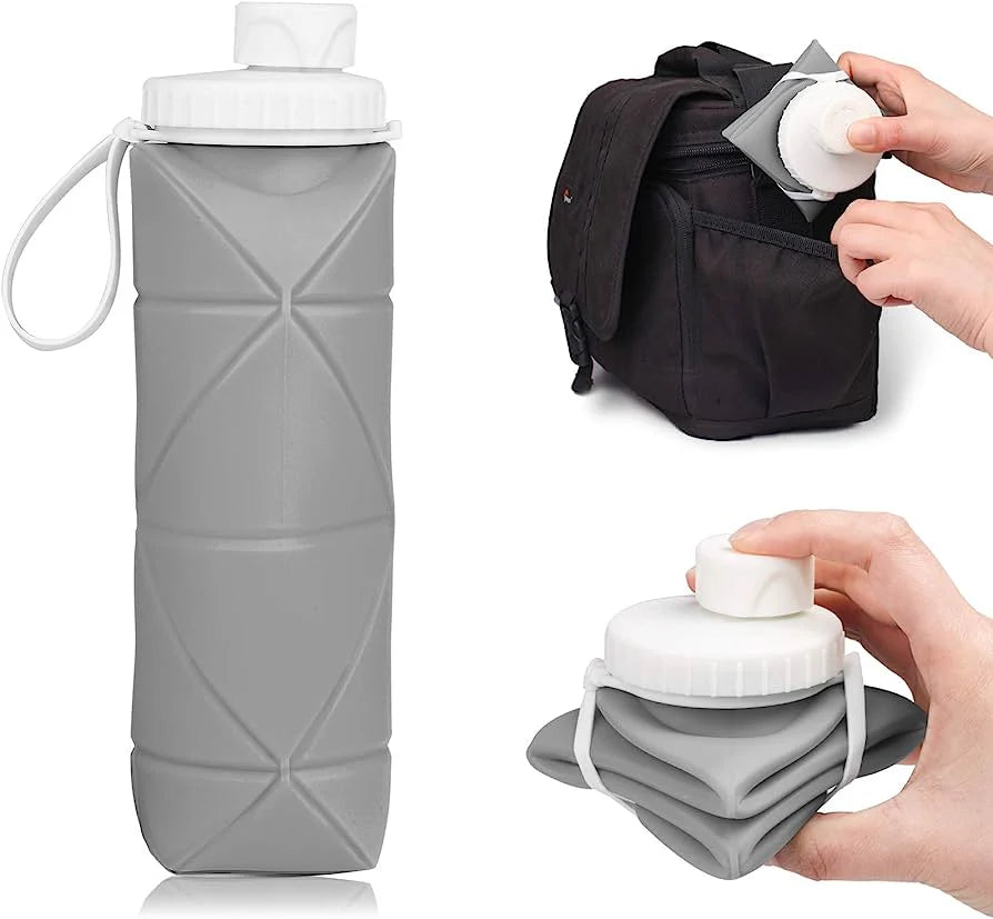 Foldable Silicone Water Bottle – Portable & Leak‑Proof (Premium Quality)