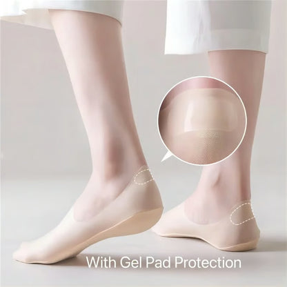 Invisible No Show Socks – Breathable, Sweat-Absorbent (3 Pairs)
