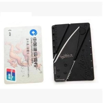 Portable Credit Card Shape Folding Knife
