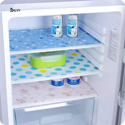 4 Pack Non-Slip Fridge Sheets Mats 45x150 cm