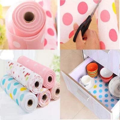 4 Pack Non-Slip Fridge Sheets Mats 45x150 cm