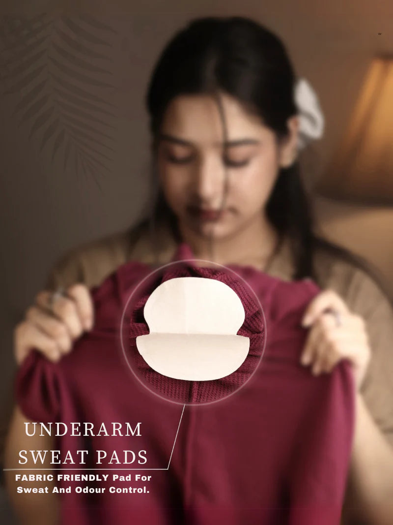 Underarm Sweat Pads – Disposable Invisible Sweat Shields for Men & Women (Pack of 10)