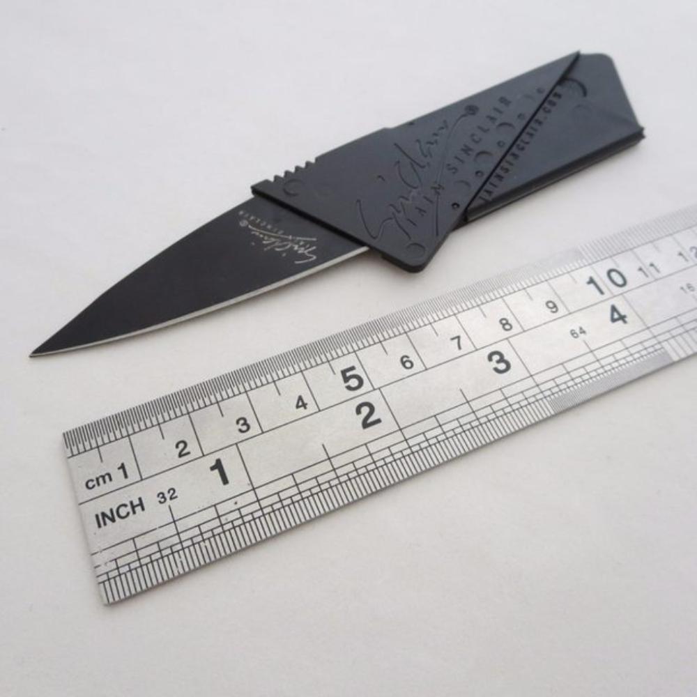 Portable Credit Card Shape Folding Knife