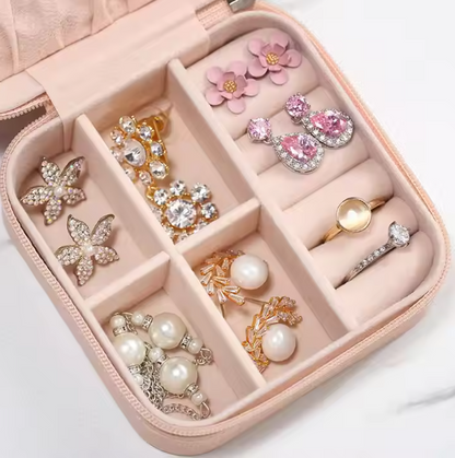 PU Leather Jewellery Organizer Box
