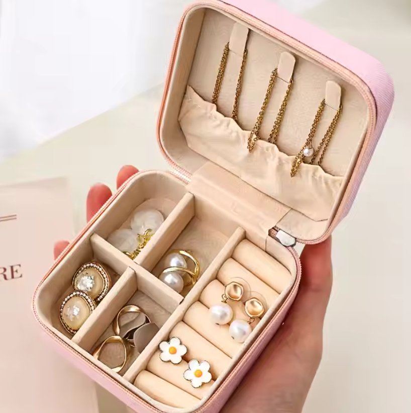 PU Leather Jewellery Organizer Box