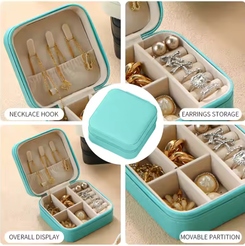 PU Leather Jewellery Organizer Box