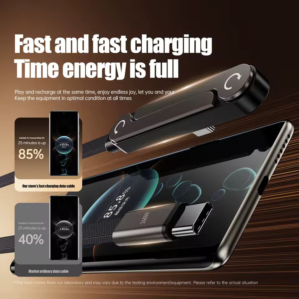 240W 2-in-1 C to C Charging Cable