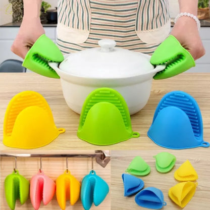 High-Quality 2‑Piece Silicone Pot Holders – Heat‑Resistant, Non‑Slip Kitchen Essentials