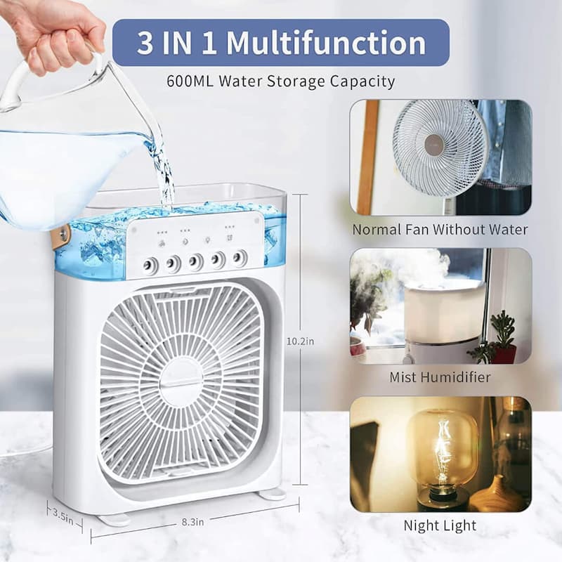 Portable Air Conditioner Water Mist Fan (Original)
