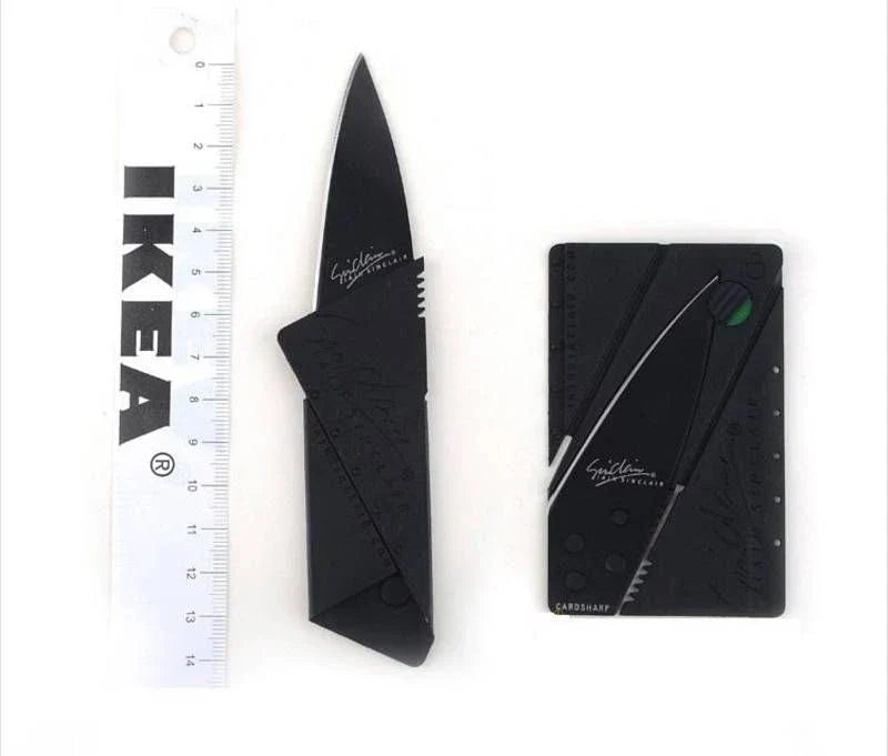 Portable Credit Card Shape Folding Knife