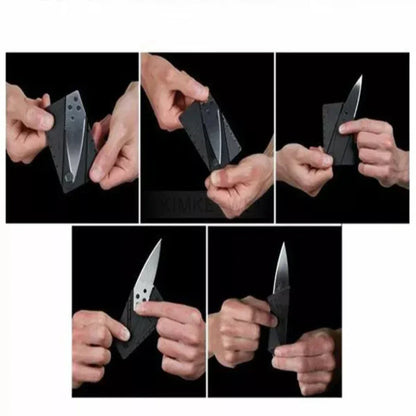 Portable Credit Card Shape Folding Knife